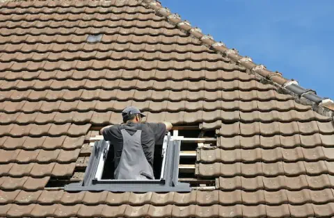 Pose de velux à la Planche